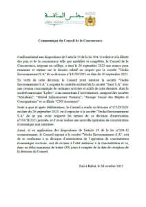 Statement from the Competition Council
