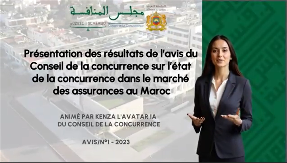Presentation of the results of the opinion of the Competition Council on the state of competition in the insurance market in Morocco.