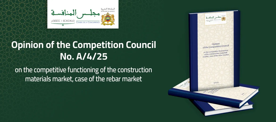 Opinion of the Competition Council No. A/4/25 on the competitive functioning of the construction materials market, case of the rebar market